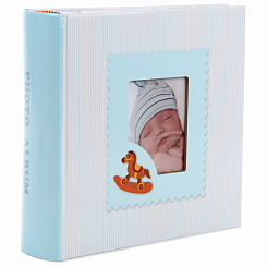 Фотоальбом 300ф 10X15см, бум.карм.с мемо, книжн. пер-т, 2ф на стр.