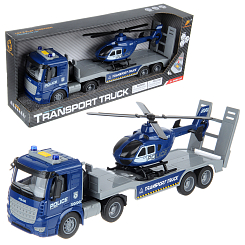 Набор машинок "Вертолёт" свет, звук. 51х12х19 см.