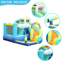 Надувной замок "Мир единорога" 310*290*235