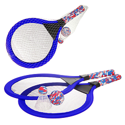 Н-р ракеток с воланч. и мячиком в сетке 49*28см