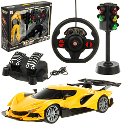 Машинка на пульте управления с аксессуарами 42х9х30.8 см.