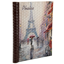 Фотоальбом 10 "магнитных"листов 23X28см, пер-т внутр.спираль, 3D эффект