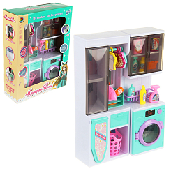 Игровой набор Мебель, Прачечная, св., зв., 26,5х9,5х36,5 см, кор.