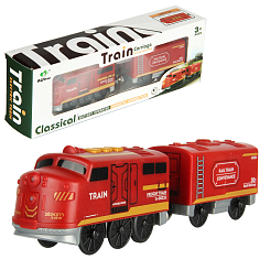 Поезд на батарейках 24,8х5х8,5 см.