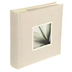 Фотоальбом 200ф 10X15см, бум.карм.с мемо, книжн. пер-т