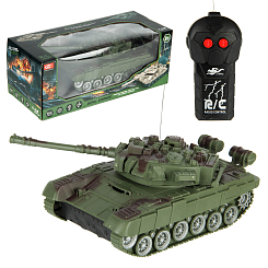 Танк р/у " В бой" со св. и зв., 26х14х13 кор