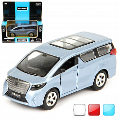 Машина металлическая Toyota Alphard 1:40, дв. откр., инерц.