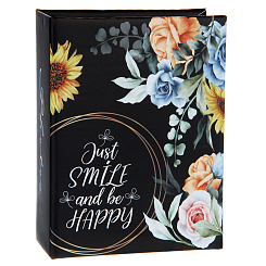 Фотоальбом 100ф 10X15см, ПП карм., черные страницы, черные страницы