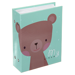 Фотоальбом 100ф 10X15см, ПП карм.