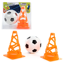 Н-р тренировочных конусов с мячом 11х18см, мяч d/12см