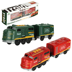 Поезд на батарейках 24,8х5х8,5 см.