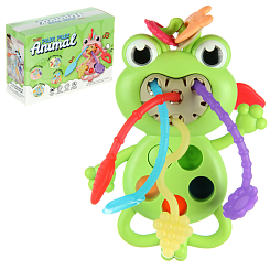 Игрушка развивающая "Лягушка", в ассорт, в кор.