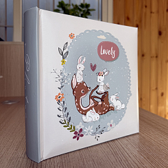 Фотоальбом 200ф 10X15см, бум.карм.с мемо, книжн. пер-т