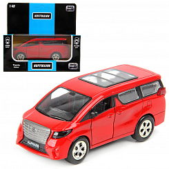 Машина металлическая Toyota Alphard 1:40, дв. откр., инерц., свет