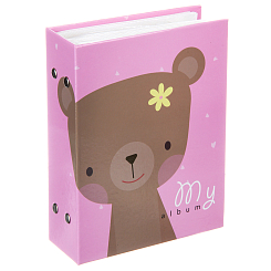 Фотоальбом 100ф 10X15см, ПП карм.