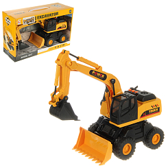 Экскаватор фрикц свет/звук 36,5х13,5х22,8 см.