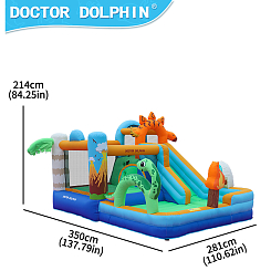 Надувной замок "Динозавры"  350*281*214см