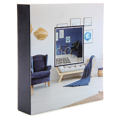 Фотоальбом 50 "магнитных"листов 23X28см, пер-т 3-кольца