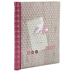 Фотоальбом 10 "магнитных"листов 23X28см, пер-т внутр.спираль, 3D эффект