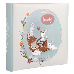 Фотоальбом 200ф 10X15см, бум.карм.с мемо, книжн. пер-т