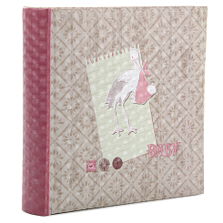 Фотоальбом 200ф 10X15см, бум.карм.с мемо, книжн. пер-т, 3D эффект