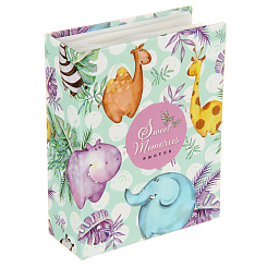 Фотоальбом 100ф 10X15см, ПП карм.