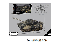 Танк Р/У свет звук 36.8х15.5х17.5 см.