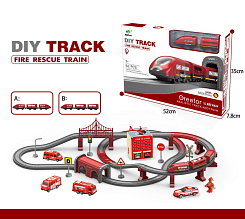 Игровой набор железная дорога "Пожарные"