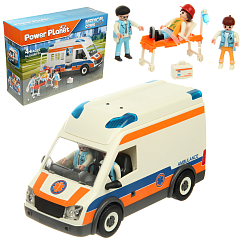 Машинка "скорая помощь" инерц. 36х12х26.5 см.