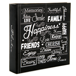 Фотоальбом 200ф 10X15cм, бум.карм.с мемо, клеевой пер-т