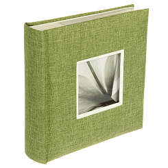 Фотоальбом 200ф 10X15см, бум.карм.с мемо, книжн. пер-т