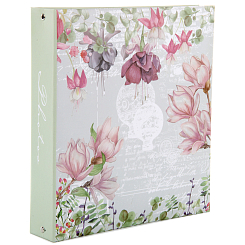 Фотоальбом 50 "магнитных"листов 23X28см, пер-т 3-кольца