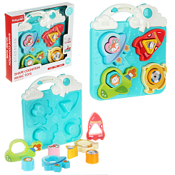 Развивающая игрушка "Сортер Космос" на бат, свет/звук, 26-24-6 см, в кор.