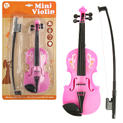 Скрипка 34.5-19-4,5 см, блистер, в ассорт.