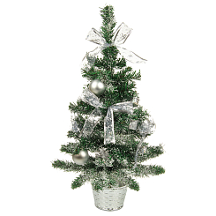 Ель декоративная серебро, высота 45 см
