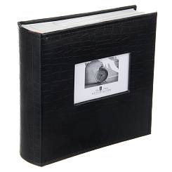 Фотоальбом 300ф 10X15см, бум.карм.с мемо, книжн. пер-т, 2ф на стр.