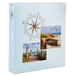 Фотоальбом 50 "магнитных"листов 23X28см, пер-т 3-кольца