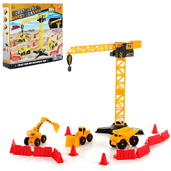 Набор спецтехники с аксесс., 28х26х6,5, кор.