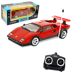 Машина р/у Lamborghini Countach LP500S Walter Wolf 1:16, свет, двери открыв.