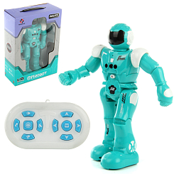 Робот р/у на бат. со светом и звуком,19.5х9х28,коробка