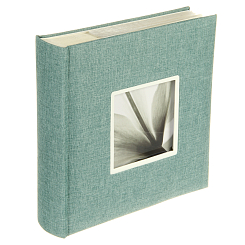 Фотоальбом 200ф 10X15см, бум.карм.с мемо, книжн. пер-т