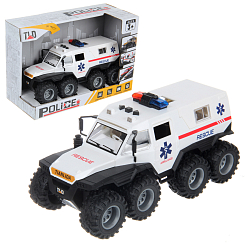 Машинка "Вездеход" свет звук 30х13х20 см.