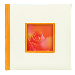 Фотоальбом 200ф 10X15см, бум.карм.с мемо, книжн. пер-т