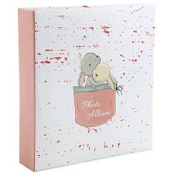 Фотоальбом 50 "магнитных"листов 23X28см, пер-т 3-кольца