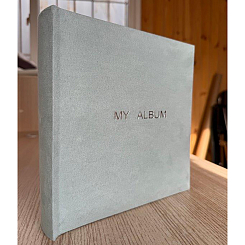 Фотоальбом 200ф 10X15см, бум.карм.с мемо, книжн. пер-т