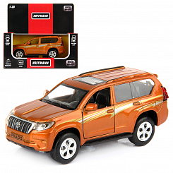 Машина металлическая TOYOTA Land Cruiser Prado 1:36, асс., дв. откр., инерц., свет, звук