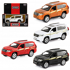 Машина металлическая TOYOTA Land Cruiser Prado 1:36, асс., дв. откр., инерц., свет, звук