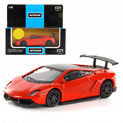 Машина металлическая Lamborghini Gallardo LP570-4 Supertrofeo Stradale 1:43, цв. в асс.