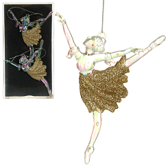 Н-р елочных украшений "Балерины" 14см, 2шт