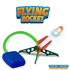 Игрушка ракета с запуском, свет, пакет